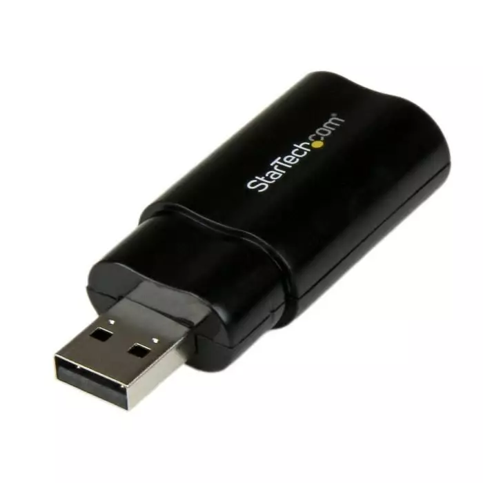 StarTech.com 2 Channel USB 2.0 Sound Card, ICUSBAUDIOB