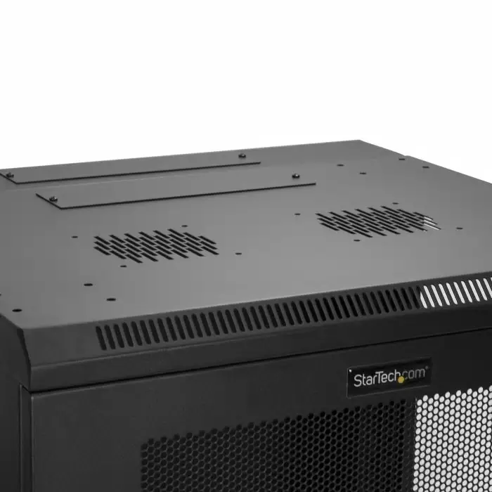 StarTech.com Black 12U Server Rack 610 x 640 x 550mm, RK12WALHM