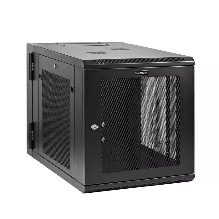 StarTech.com Black 12U Server Rack 610 x 640 x 854mm, RK1232WALHM