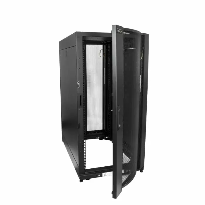 StarTech.com 25U-Rack Server Cabinet Medium 1078 x 1200 x 604mm, RK2537BKM