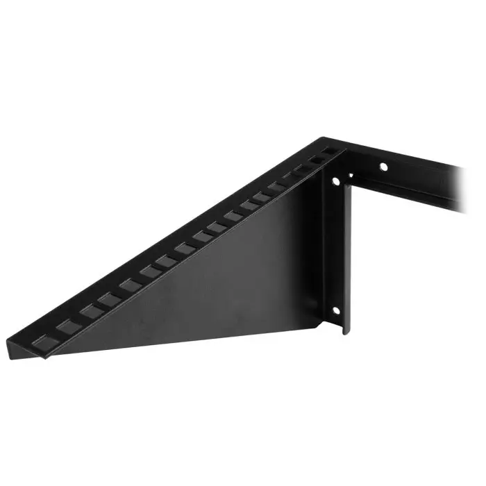 StarTech.com Black 6U Steel Server Rack with 2-Post Frame, RK619WALLV