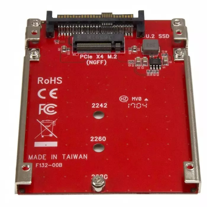 StarTech.com Port M.2 M.2 to U.2 Adapter, U2M2E125