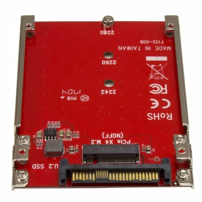 StarTech.com Port M.2 M.2 to U.2 Adapter, U2M2E125