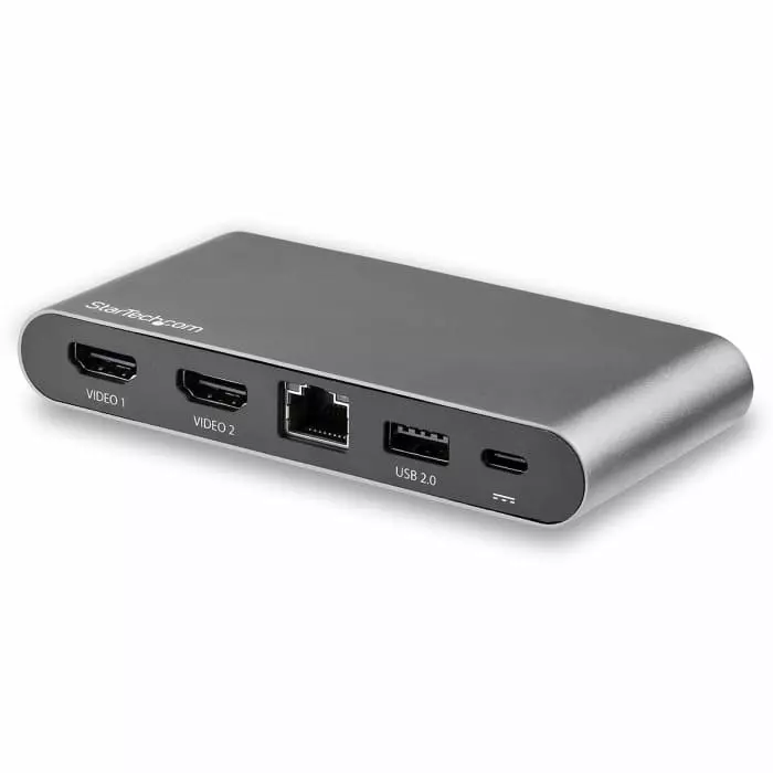 StarTech.com Dual Monitor 4K USB-C USB Docking Stations with HDMI - 2 x USB Ports USB A USB C, DK30C2HAGPD