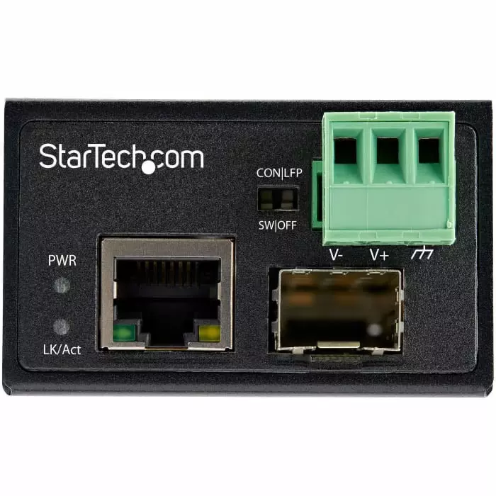 StarTech.com RJ45 SFP Ethernet Media Converter Single Mode Multi Mode 10 Mbps 100 Mbps Full Duplex 100m, IMC100MSFP