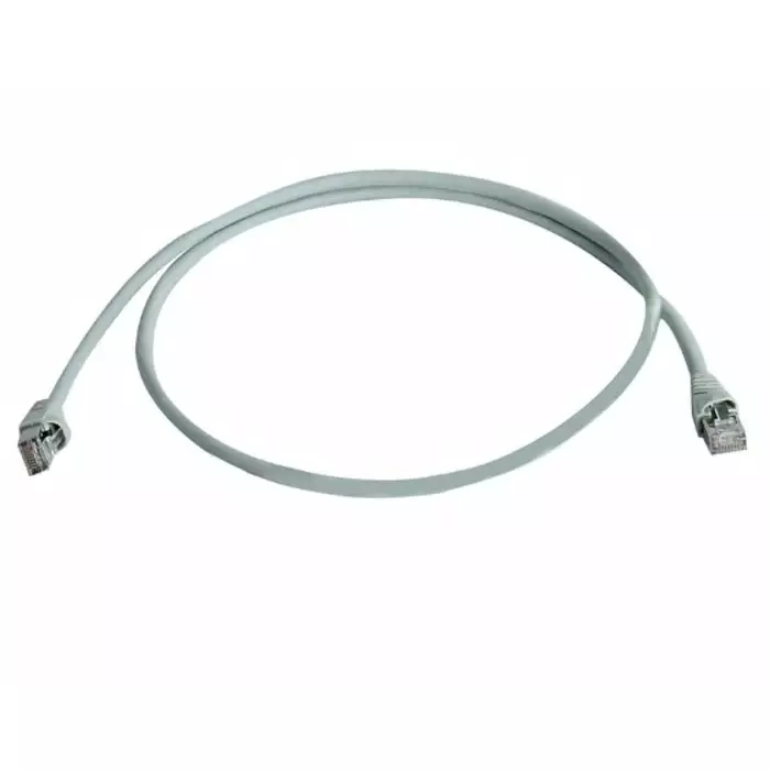 Telegartner 5 m Cat6a Grey RJ45 to Male RJ45 Male S/FTP Shielded Terminated LSZH Sheath, 100008643