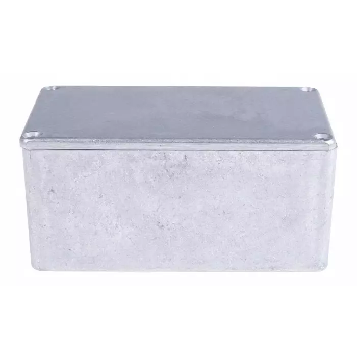 RS PRO Silver Die Cast Aluminium Enclosure Silver Lid 114.4 x 63.7 x 55.1 mm