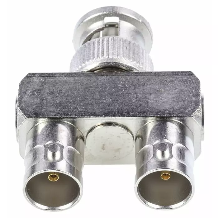 Telegartner Tee 75 Ω RF Adapter BNC Plug to BNC Socket 4 GHz, J01005A0005