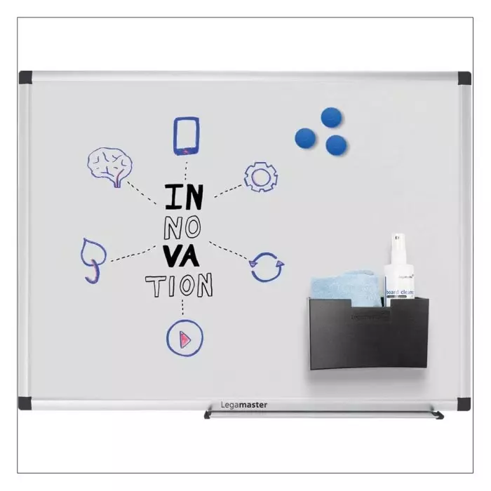 Legamaster White Board 45 cm Height 60 cm Width, 7-108135