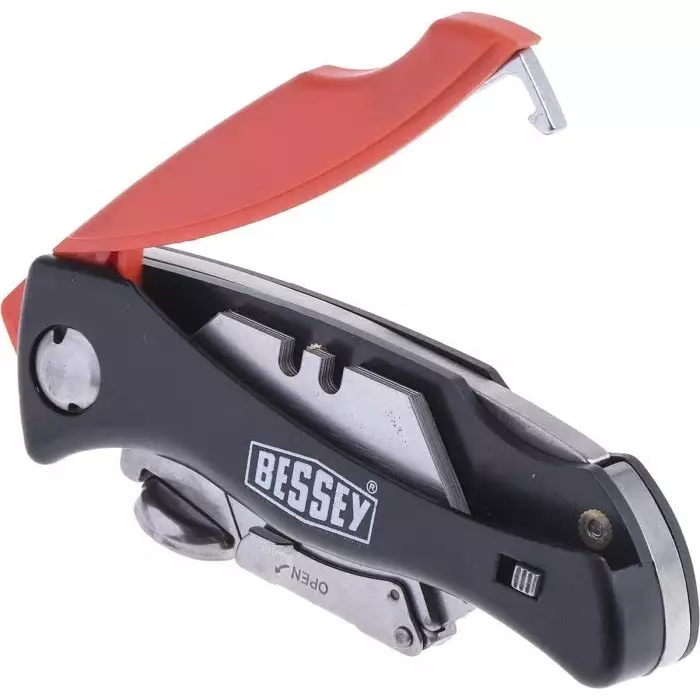 Bessey Safety kNife with Straight Blade Retractable, DBKPH-EU