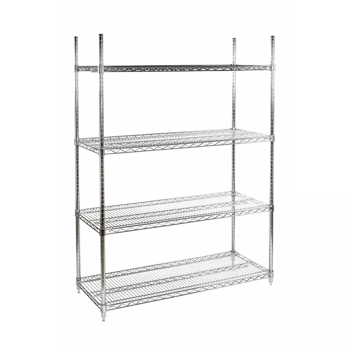 EUROSTAT 4 Shelf Shelving Unit 1590x1220 mm 500 Kg Load, 40-020-0010