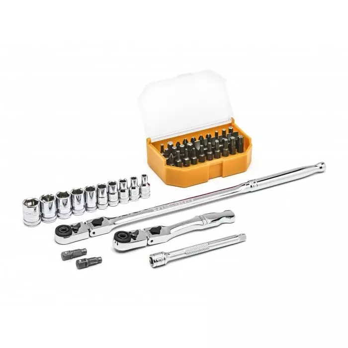 GEARWRENCH Ratchet Set 1/4 inch Drive Size, 45 Teeth, 81032