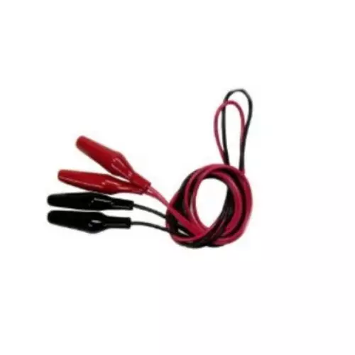 Teishin Electric Crocodile Clip Lead Black Red 1m Lead Length, TLA-10