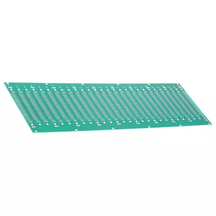 Vero Technologies 96 Way DIN 41612 Eurocard Backplane FR4 Double Sided 84HP With 15.24 mm Connector Pitch, 222-2470