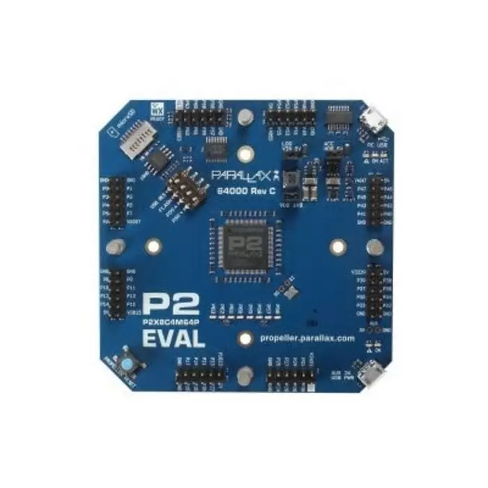 Parallax Inc Propeller 2 Evaluation Board Rev. C Microcontroller Evaluation Board, 64000