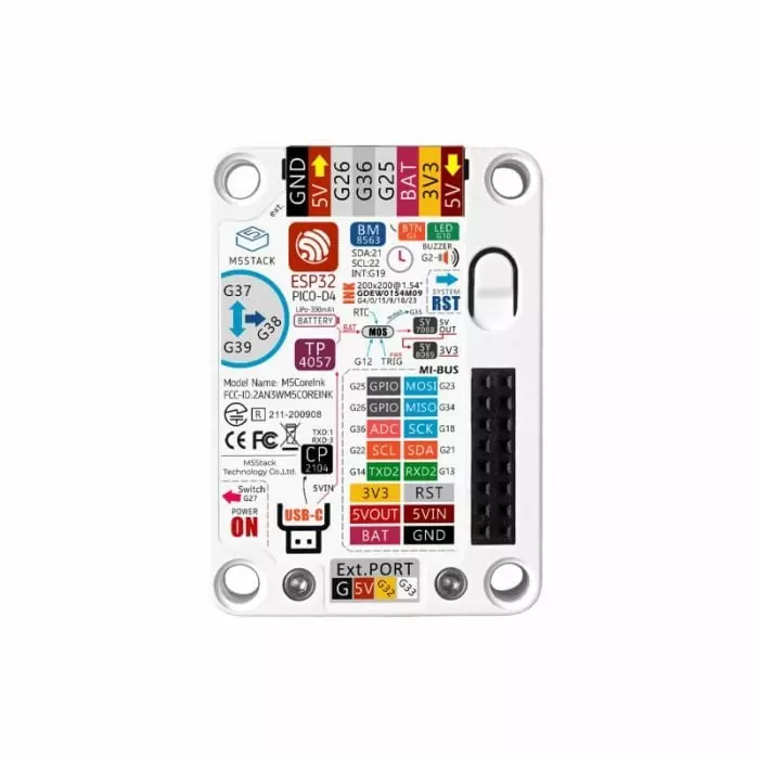 M5Stack CoreInk 32 Bit MCU Development Kit, K048