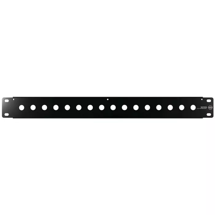 S2Ceb-Groupe Cae Black Steel Rack Panel 1U 483x88 mm, PAN21916T
