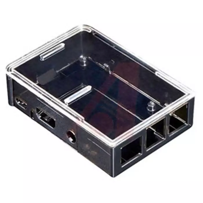 ADAFRUIT INDUSTRIES PolycarbonateCase for Raspberry Pi 2 Raspberry Pi B+ in Clear Grey, 2258