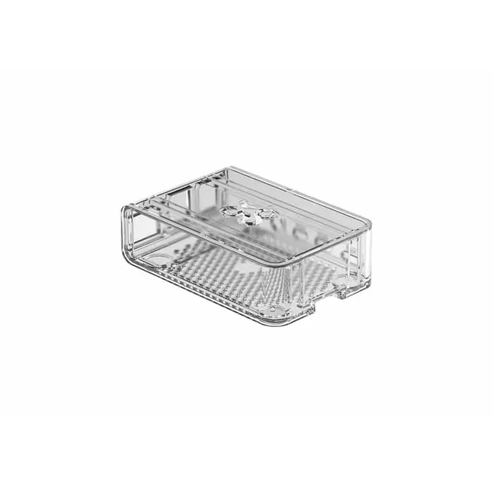 Okdo Pi 4 Slide ABS Case Clear, 95x63x30 mm, ASM-1900138-01_Bulk (Pack of 96)