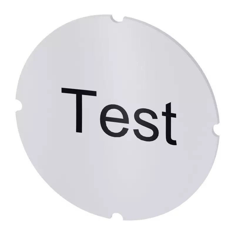 Siemens Insert label, Test, 3SU1900-0AB71-0DV0