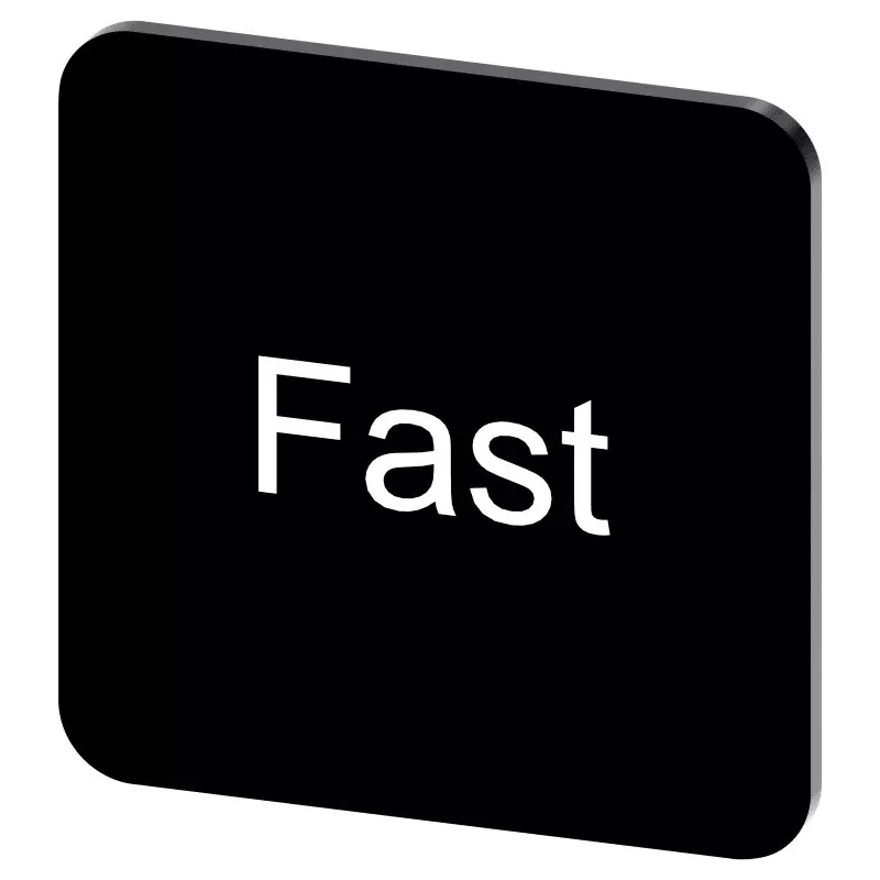 Siemens Labeling Plate, Fast, 3SU1900-0AF16-0EE0