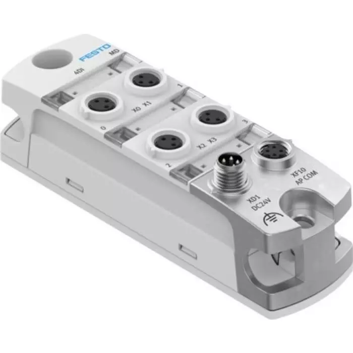 Festo CPX-AP Series I/O module, M8, 30m cable, 4 way, 4 port, CPX-AP-I-4DI-M8-3P