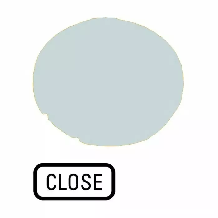 EATON Button Lens for Use with M22 Pushbuttons, Close, Stop, 218330 M22-XDL-W-GB2
