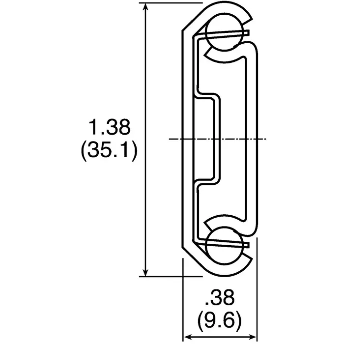 Accuride Telescopic Rail, 457 mm Depth, 40 Kg Max Load, DZ3832-0045DO