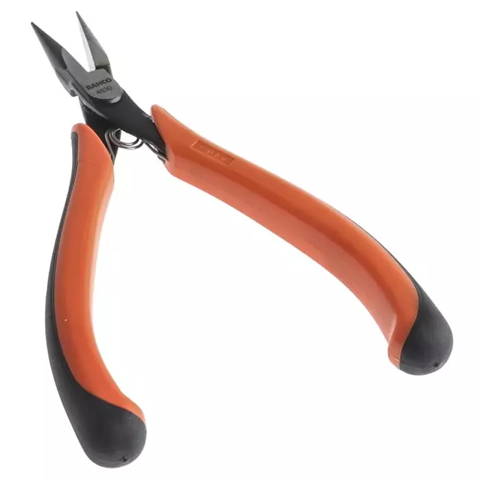 Bahco Long Nose Plier 135 mm Overall Length Straight Tip 25 mm Jaw, 4830
