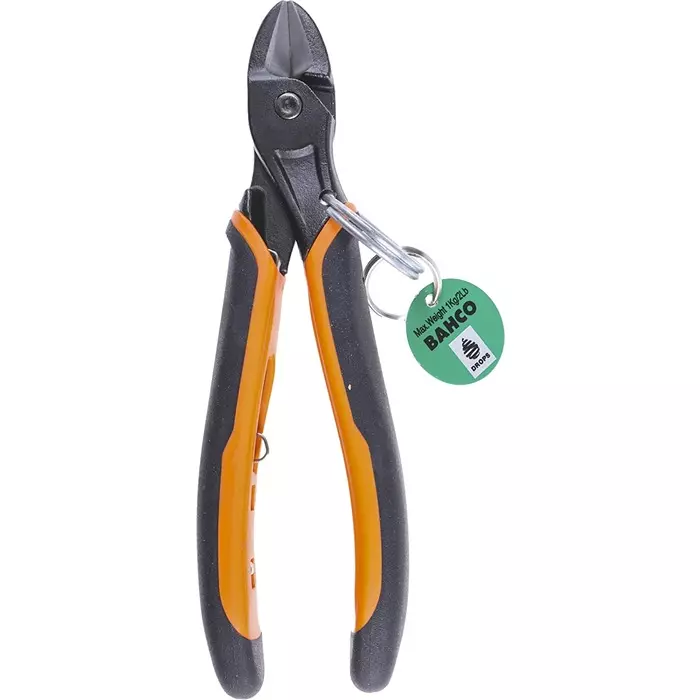 Bahco ERGO Spring Side Cutting Plier with Safety Ring 160 mm 180 g, TAH2101G-160
