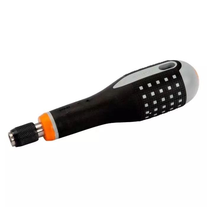 Bahco Hexagon Bit Holder Screwdriver 1/4 in Tip 25 mm Blade 147 mm Overall Length, BE-8575
