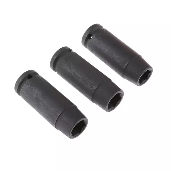 Bahco Impact Socket Set Alloy Steel Blackened Finish 1/2 inch Square Drive, DD/S10 (Set of 10 Pcs)