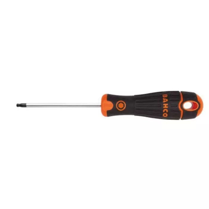 Bahco Ball End Hexagon Screwdriver 5 mm Tip 100 mm Blade 205 mm Overall Length, B143.050.100