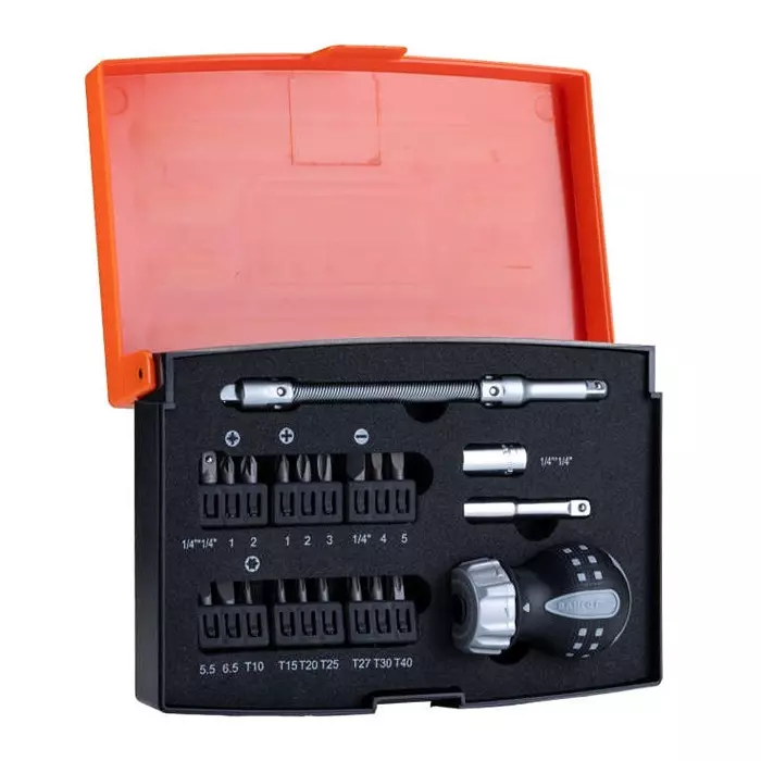 Bahco Driver Bit Set Hexagon, 808050S-22 (Set of 22 Pcs)