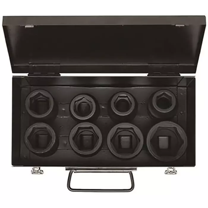 Bahco Impact Socket Set Alloy Steel Blackened Finish 3/4 inch Square Drive, K8906M/8 (Set of 8 Pcs)