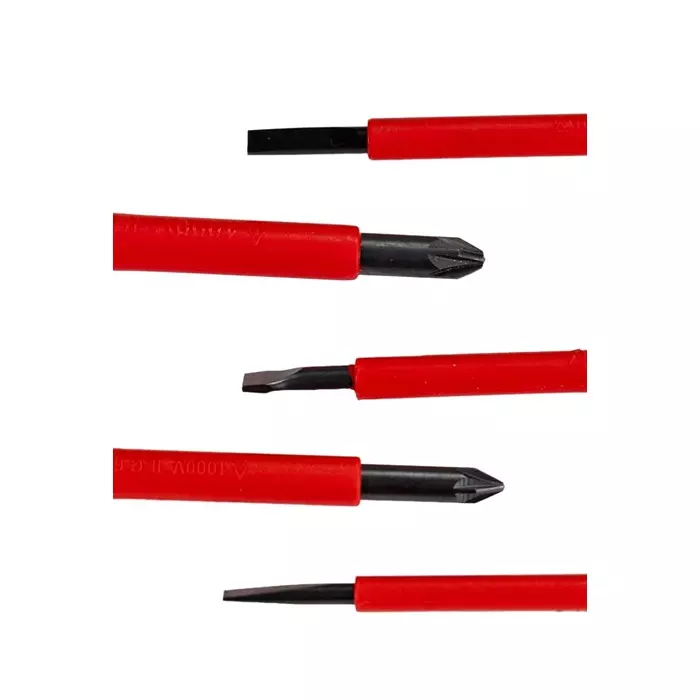 Bahco Pozidriv Slotted Insulated Screwdriver Set, BE-9882S (Set of 5 Pcs)