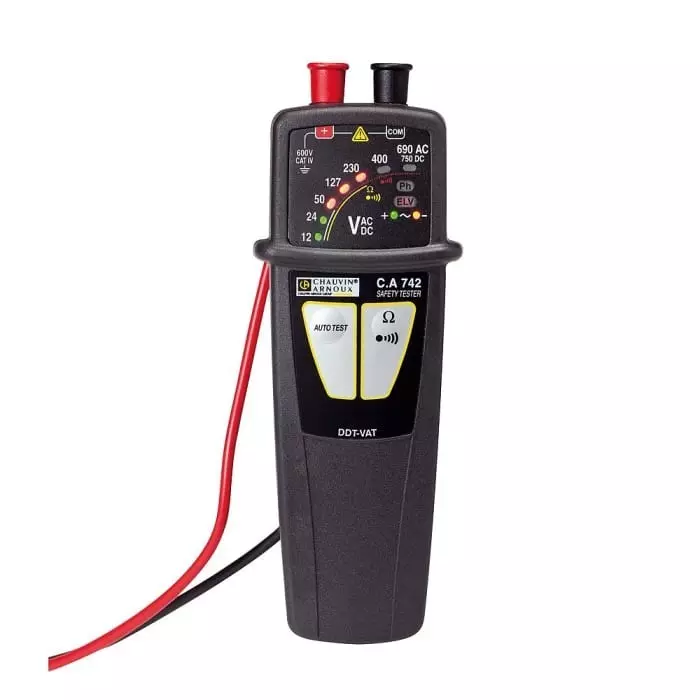 CHAUVIN ARNOUX LED Voltage Tester 690 V AC 750V dc Continuity Check Battery Powered CAT IV With RS, P01191742Z
