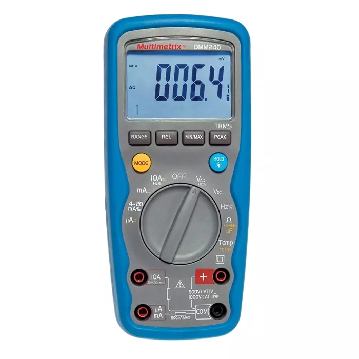 CHAUVIN ARNOUX Handheld Digital Multimeter 10 A AC 10 A DC, P06231413