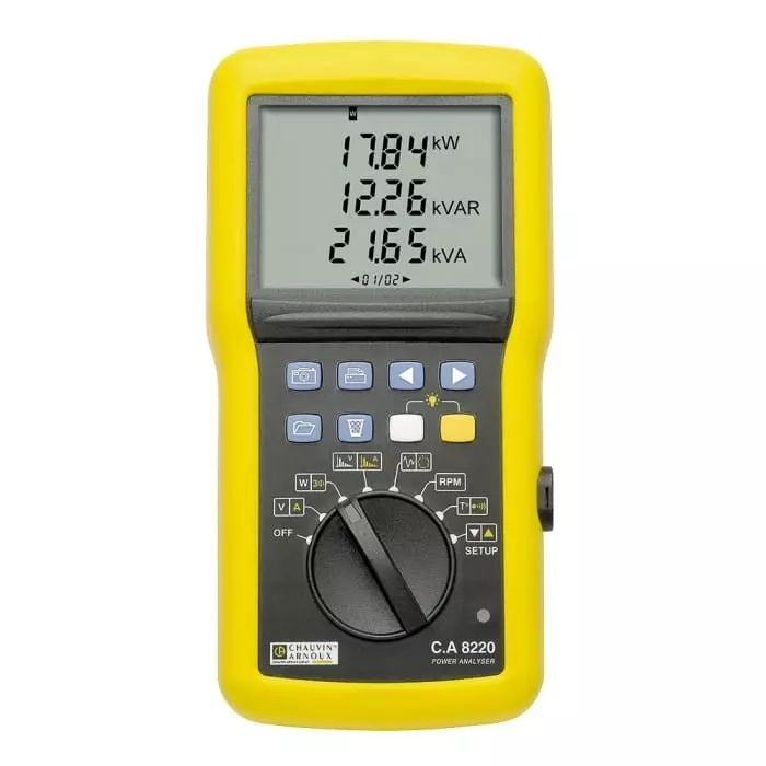 CHAUVIN ARNOUX Power Quality Analyser 1-3 Phase 6500 A 600 V AC, P01160620