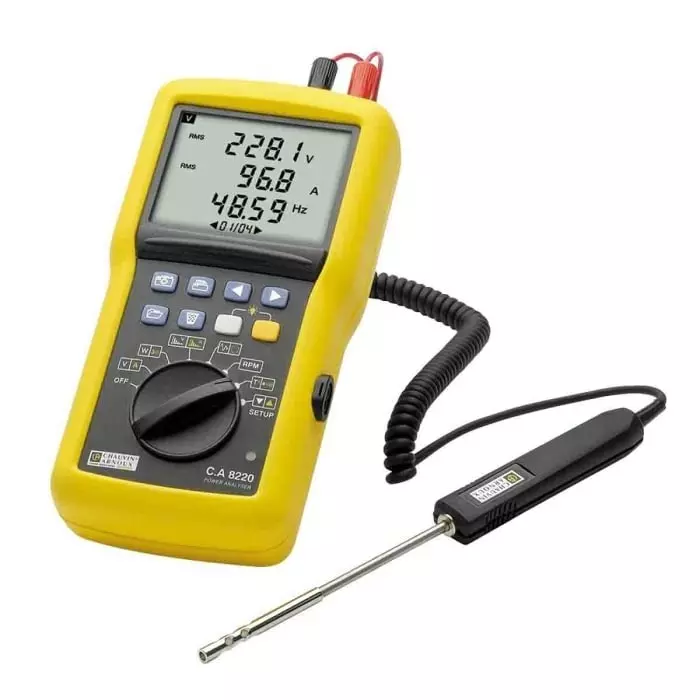 CHAUVIN ARNOUX Power Quality Analyser 1-3 Phase 6500 A 600 V AC, P01160620