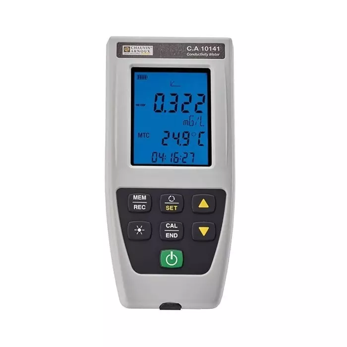 CHAUVIN ARNOUX Conductivity Meter 0.001 - 0.1 μS/cm Resolution 54x127x211 mm, P01710020