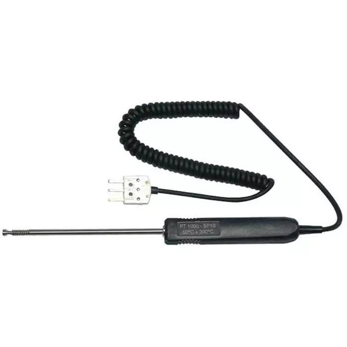 CHAUVIN ARNOUX Flat Head Surface Temperature Probe 130 mm Length 5 mm Diameter 200°C Max, P03652712