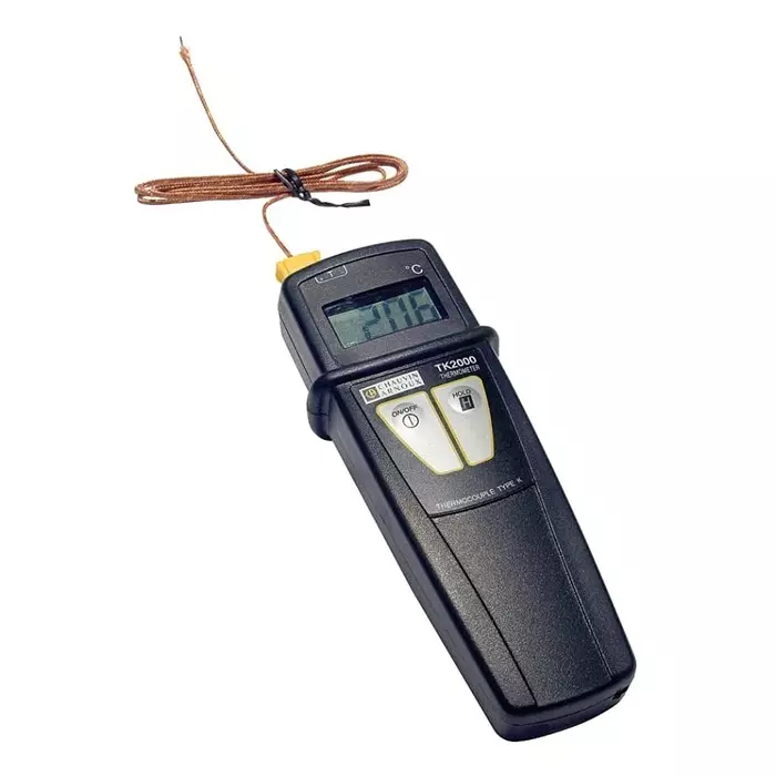 CHAUVIN ARNOUX Handheld Digital Thermometer for Multipurpose Use K Probe 1 Input +1000 Max, P01653100