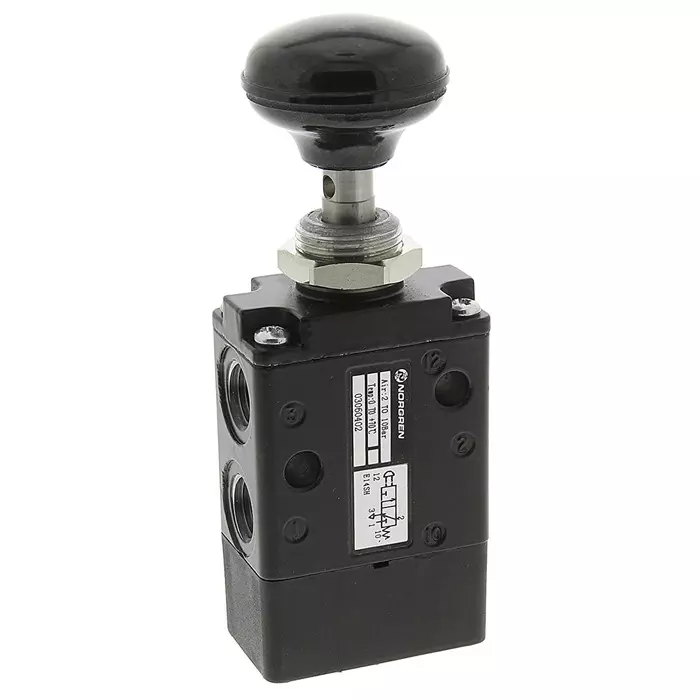 Norgren 03 Series Push Button Type Pneumatic Manual Control Valve 3/2 G 1/4 inch III B, 3060402
