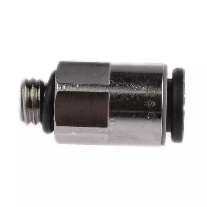 Legris LF3000 Series Straight Threaded Adaptor M7 Male to Push In 6 mm Threaded-to-Tube Connection Style, 3101 06 55 (Pack of 5 Pcs)