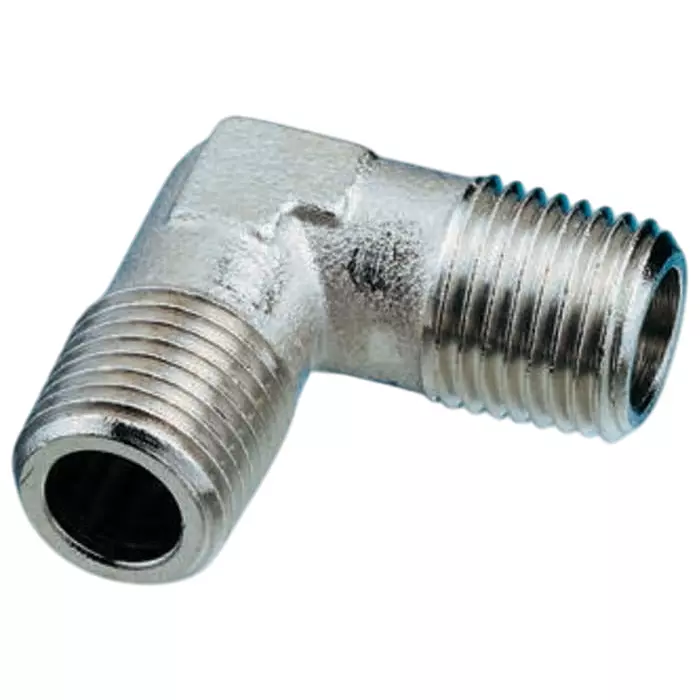 Legris 0914 Series Elbow Threaded Adaptor R 1/2 Male to R 1/2 Male Threaded Connection Style, 0914 00 21 (Pack of 3 Pcs)