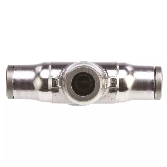 Legris LF3800 Series Tee Tube-to-Tube Adaptor Push In 6 mm Push In 6 mm to Push In 6 mm Tube-to-Tube Connection Style, 3804 06 00