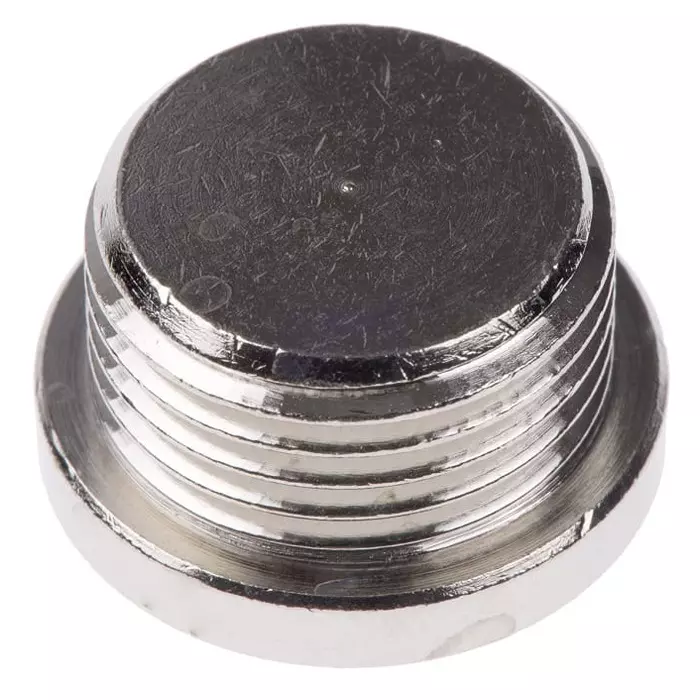 Legris Brass Corrosion Resistant Plug G 1/2 Threaded Connection, 0919 00 21 (Pack of 5 Pcs)