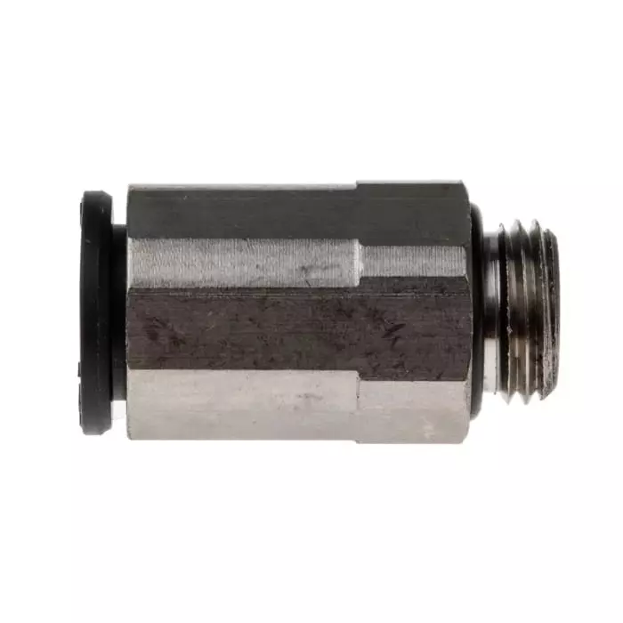 Legris LF3000 Series Straight Threaded Adaptor M10 Male to Push In 8 mm Threaded-to-Tube Connection Style, 3101 08 60 (Pack of 5 Pcs)