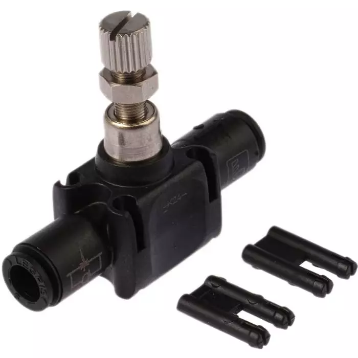 Legris 7770 Series Tube Flow Regulator 6 mm Tube Inlet Port x 6 mm Tube Outlet Port, 7770 06 00
